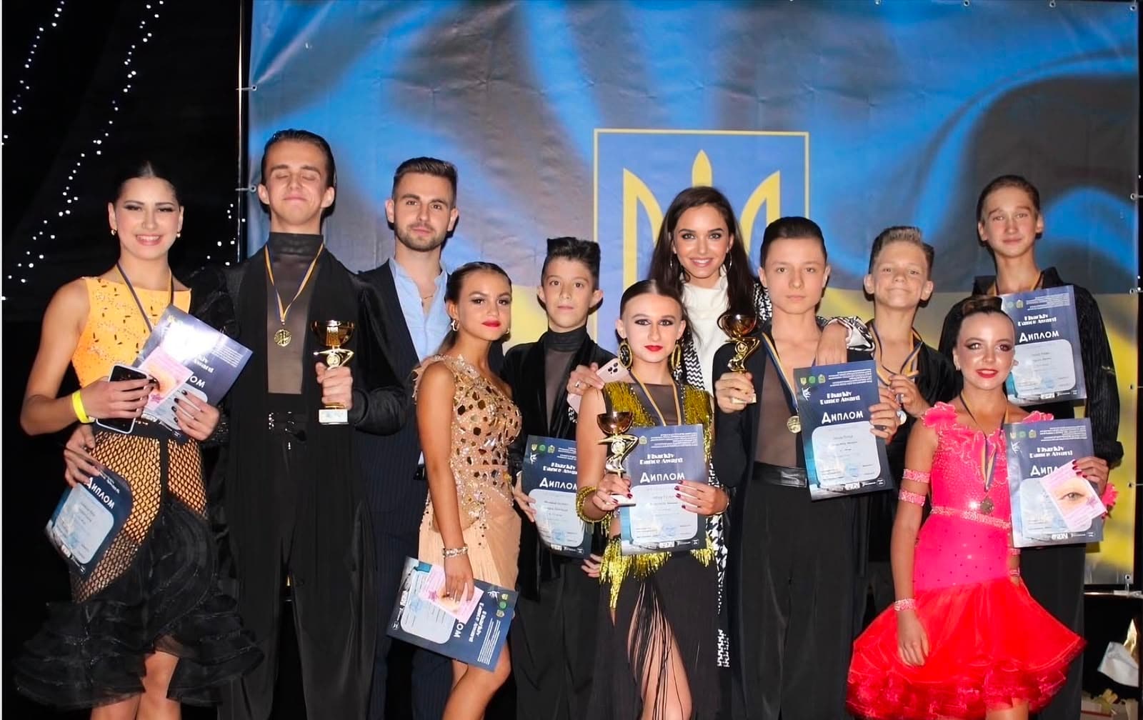 Mannschaft bei der ukrainischen Tanzsport-Meisterschaft